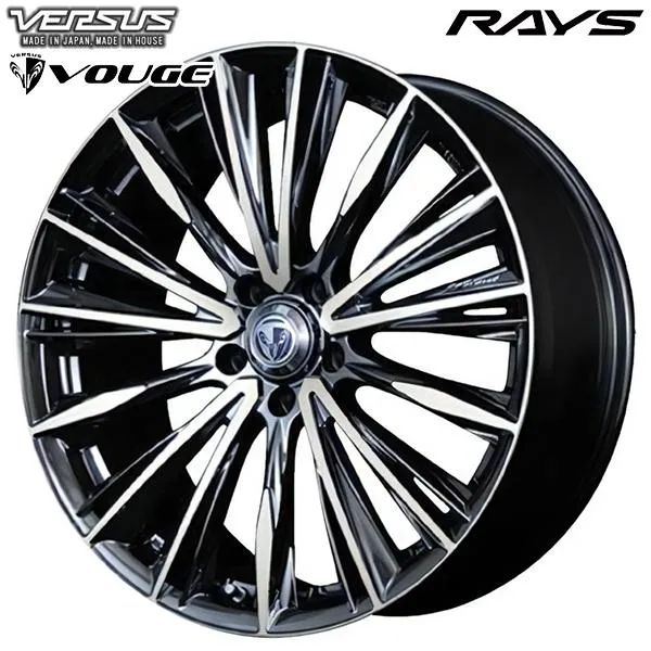 RAYS レイズ ベルサス ストラテージア ヴォウジェ 19インチ 8.0J 5H114.3 +35 DR アルミホイール単品 4本セット 送料無料