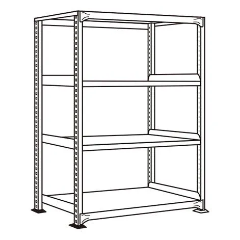 【ポイント5倍】【直送品】 サカエ ラークラック(150KG/段・単体・高さ1200MM・4段) RLS-8724 (198242) 【大型】