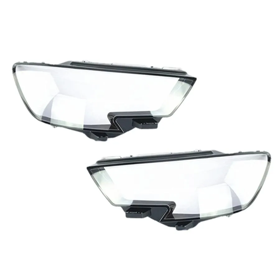 【並行輸入品】車のヘッドライト レンズ カバー For Audi A3 S3 2017 2020用、車のフロント透明カバーヘッドライトケースヘッ