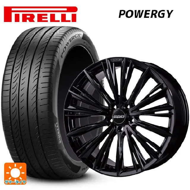 送料無料 サマータイヤホイール 4本セット 235/55R19 105W XL ピレリ パワジー 正規品 レイズ ベルサス クラフトコレクション ヴォ