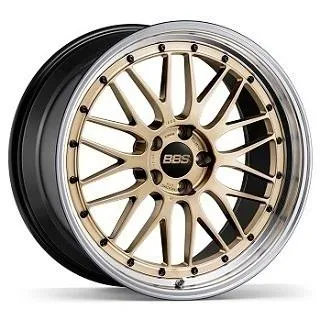 ＢＢＳ ＬＭ ビービーエス  アルミ鍛造２ピースホイール ７．５Ｊ-１７ ５Ｈ １１４．３ ＋３８ ＧＬ-ＢＫＢＤ LM076