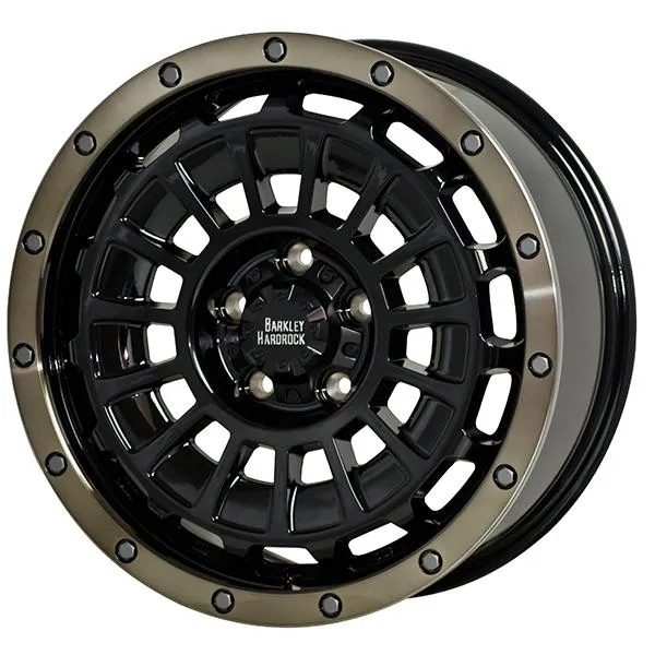 16インチ バークレイ ローガン 7J+35 5H-110 4本 ホイール ブラック ブロンズ JEEP 業販 ホット