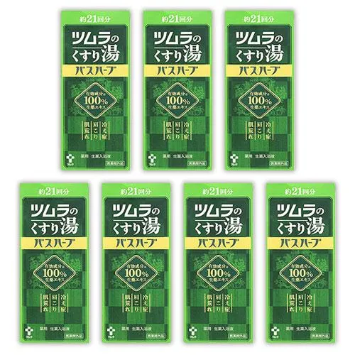ツムラ くすり湯 ツムラのくすり湯 バスハーブ 210ml 入浴剤 冷え症 生薬エキス 肩こり 肌荒れ 7個セット