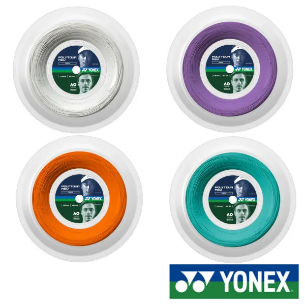 《送料無料》YONEX 硬式ストリング ロールガット ポリツアーレブ 130 POLYTOUR REV 130 PTR130R2 ヨネックス