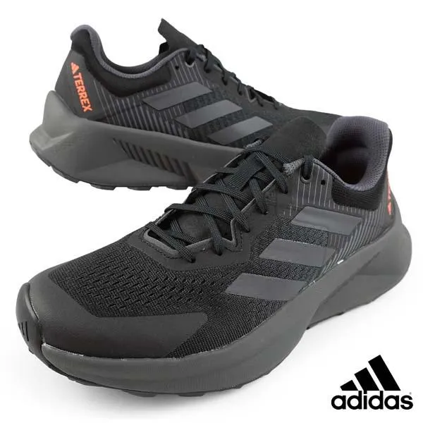 【46％OFF】 アディダス adidas TERREX SOULSTRIDE FLOW GX1822 テレックス ソウルストライド フロー トレイルランニング 黒 軽量 トレラン カジュアル メンズ