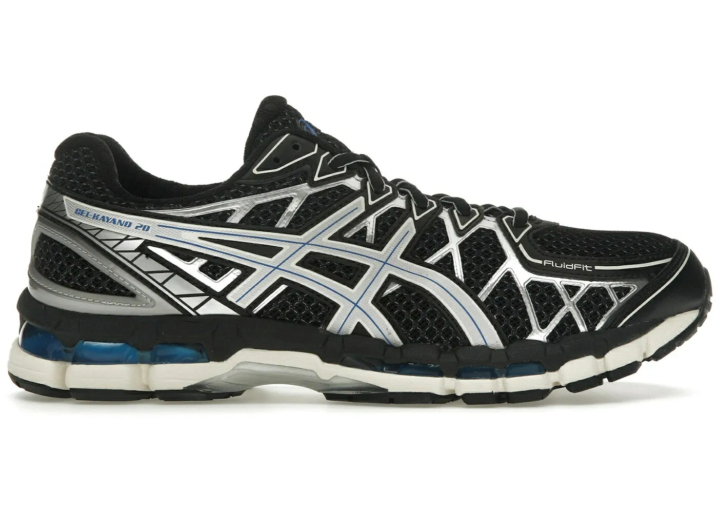 アシックス 黒色 ブラック ピュア 銀色 シルバー スニーカー メンズ ASICS GEL-KAYANO 20 BLACK PURE SILVER / BLACK PURE SILVER