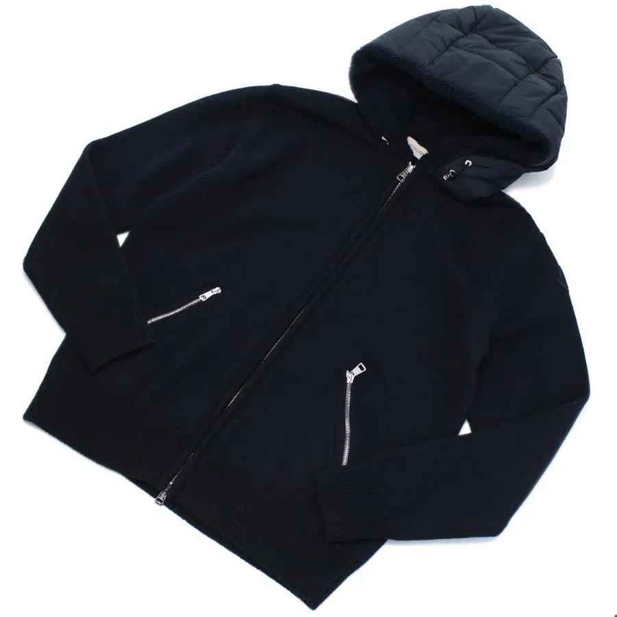 モンクレール MONCLER メンズ ニット 9B00016 CARDIGAN TRICOT M1115 778 ネイビー系 XL