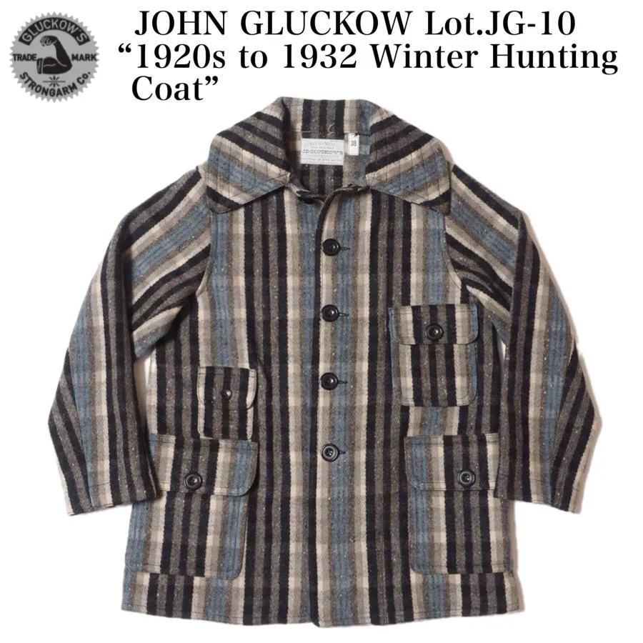 JOHN GLUCKOW  Lot.JG-10 “1920s to 1932 Winter Hunting Coat”