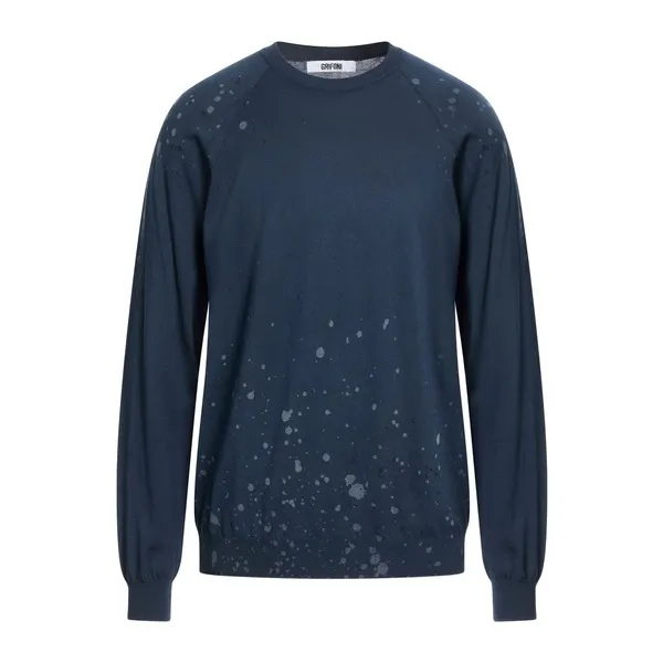 【送料無料】 グリフォーニ メンズ ニット\u0026セーター アウター Sweaters Blue