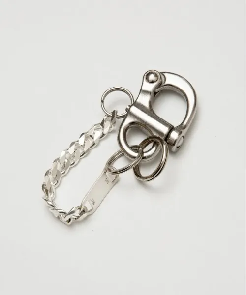 キーホルダー 「20/80」トゥエンティーエイティー/SNAP SHACKLE KEY RING WITH SILVER CHAIN