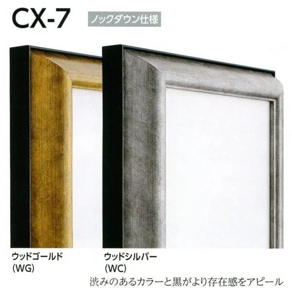 油彩額縁 油絵額縁 アルミフレーム 仮縁 CX-7 サイズP80号