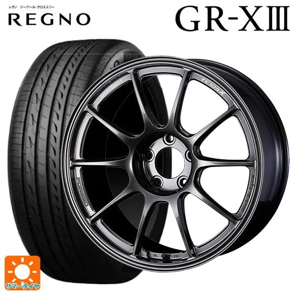 送料無料 サマータイヤホイール 4本セット 235/60R18 107V XL ブリヂストン レグノ GR-X3 正規品 ウェッズ ウェッズスポーツ