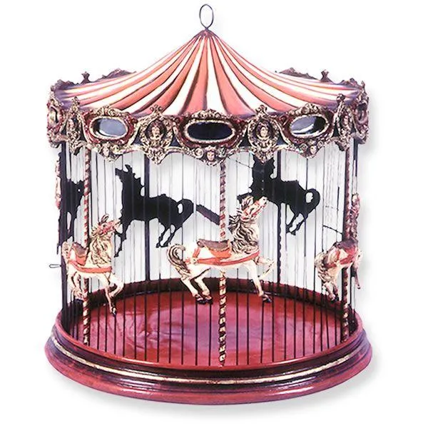 ＦＲＰオブジェ 回転木馬の鳥かご / BIRDCAGE CAROUSEL