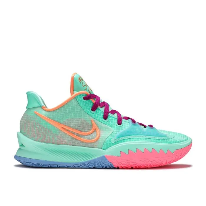 ナイキ Nike 【 Sue Bird X Kyrie Low 4 Keep Sue Fresh Men Green Glow/Red Plum/Metallic Gold/Atomic Orange 】 Kyrie カイリー メンズ green 緑・グリーン Red 赤・レッド ゴールド orange 橙・オレンジ