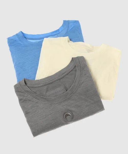 tシャツ MERINO JERSEY THREE T-SHIRTS SET レディース メンズ