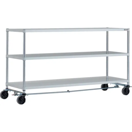 【送料別途】【直送品】TRUSCO スチールラック フェニックスラック 1800X600 3段 U車輪4輪S付 W色 抗菌粉体塗装 PER-3663-U125-B4-W