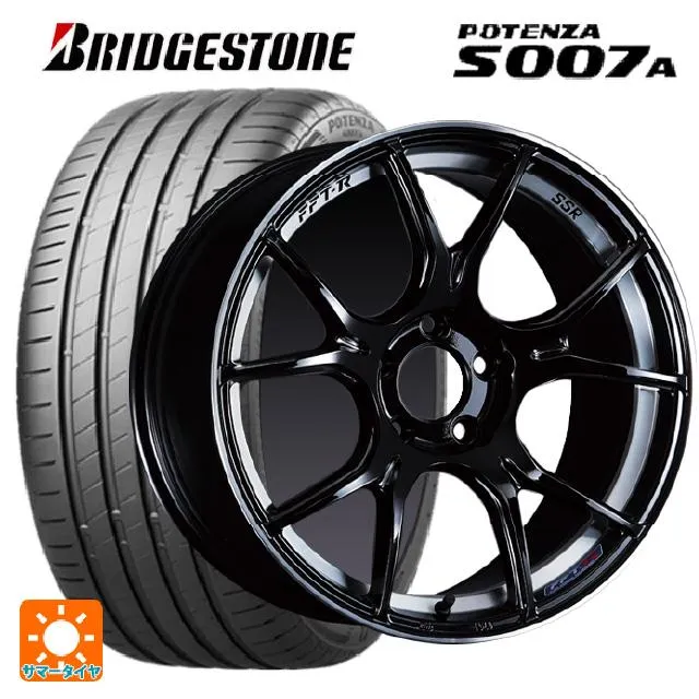 送料無料 サマータイヤホイール 4本セット 225/45R17 94Y XL ブリヂストン ポテンザ S007A 正規品 タナベ SSR GT X02
