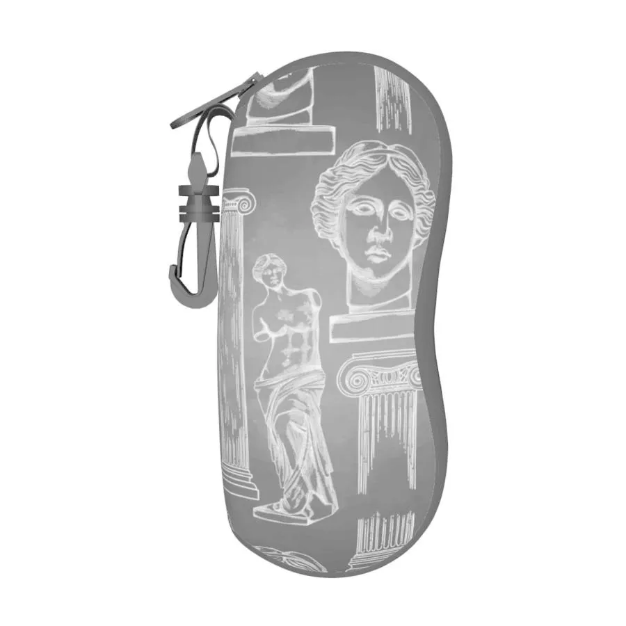 【並行輸入品】AERMSSEY Greek Ancient Statue Black Sunglasses Case for Men Wome
