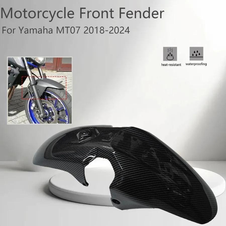 並行輸入品 ヤマハ MT07 2018 2019 2020 2021 2022 2023 2024用 バイク フロントホイールフェンダー マッドガード マッドガード