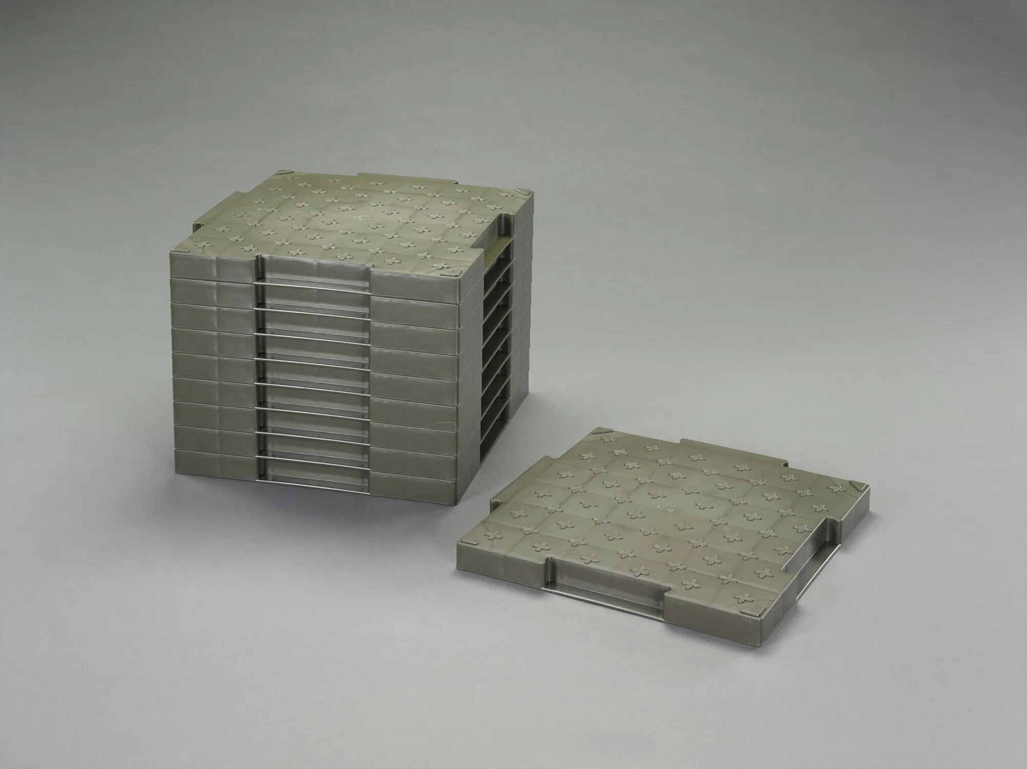 エスコ(ESCO) 500x500x45mm 樹脂製敷板(連結式/OD/10枚) EA997RZ-50