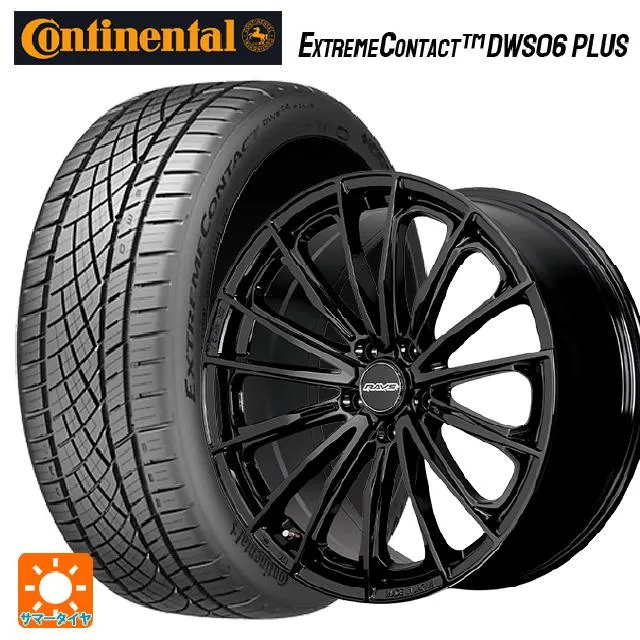 送料無料 サマータイヤホイール 4本セット 235/55R19 105W XL コンチネンタル エクストリームコンタクト DWS06プラス 正規品 レ