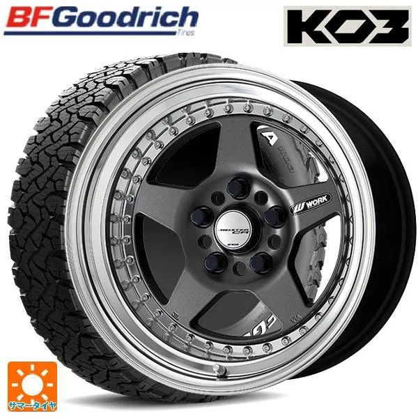 送料無料 サマータイヤホイールセット 215/70R16 100/97S BFグッドリッチ オールテレーン TA KO3 ホワイトレター 正規品 ワー