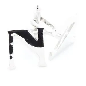 【送料無料】メンズアクセサリ― cufflinksncufflinks letter n
