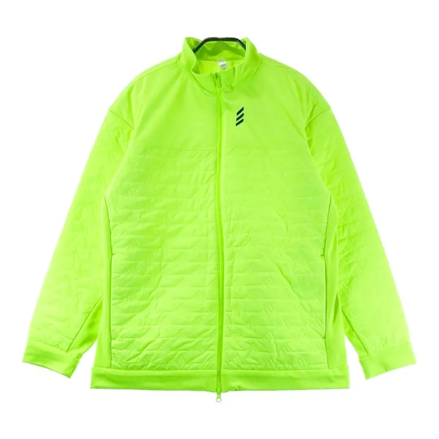 【新品】ADIDAS GOLF アディダスゴルフ JJ0236 2024年モデル 中綿切替 長袖ジップジャケット  イエロー系 XL ゴルフウェア メンズ