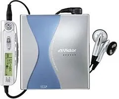 【中古】JVC XM-S51-A ポータブルMDプレーヤー ブルー