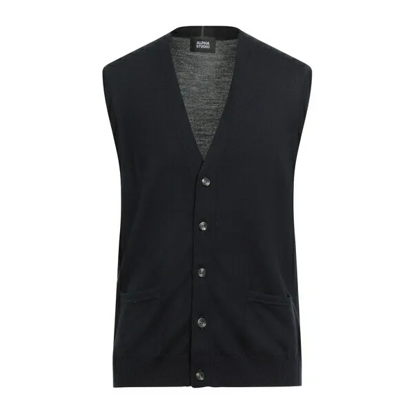 【送料無料】 アルファス テューディオ メンズ ニット\u0026セーター アウター Cardigans Blue