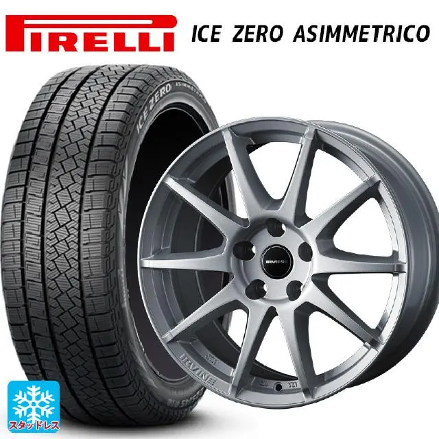 送料無料 スタッドレスタイヤホイール 4本セット 215/60R17 96H ピレリ アイスゼロ アシンメトリコ 正規品 # ウェッズ アーヴィン S