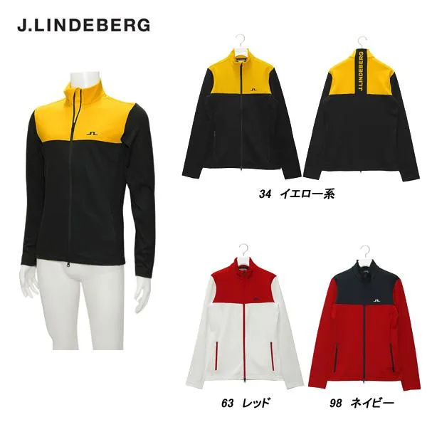 ジェイリンドバーグ J.LINDEBERG メンズ 春秋 速乾 通気性 吸湿 4WAYストレッチ 裏微起毛ミッドレイヤー サイズ44(S)