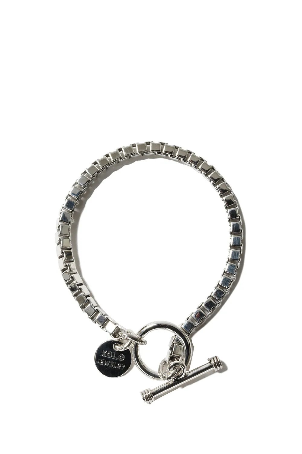 Venetian Link Bracelet -4mm- / Silver (XOB076-19) XOLO JEWELRY(ショロ ジュエリー)