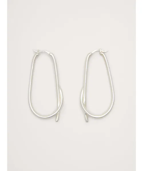 ピアス ラージノット フープピアス レディース