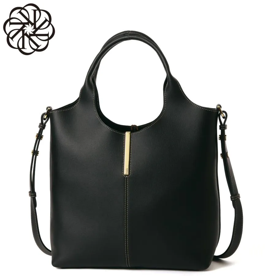 TODS トッズ ショルダー付 トートバッグ スモール XBWEBRF0200UBLB999