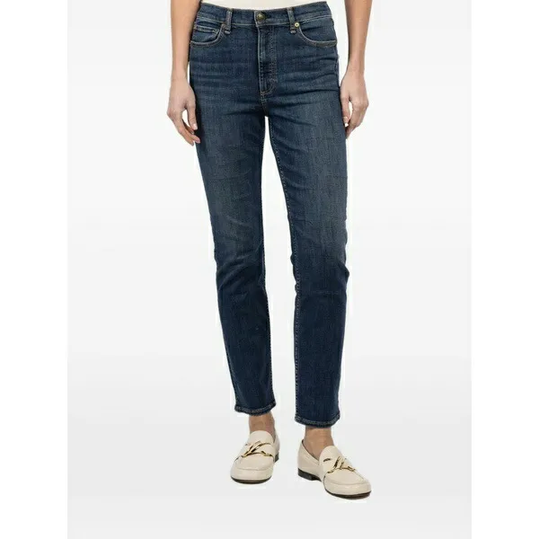 ラグアンドボーン レディース デニムパンツ ボトムス Five-pocket-style jeans Blue
