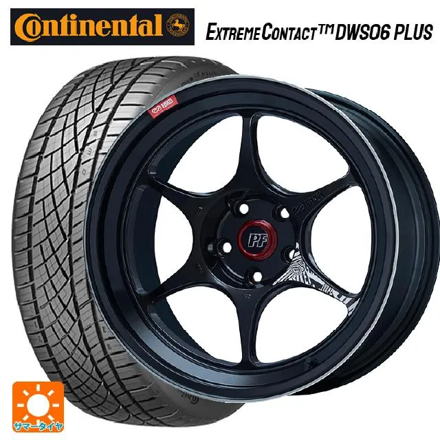 送料無料 サマータイヤホイールセット 195/50R16 84W コンチネンタル エクストリームコンタクト DWS06プラス 正規品 エンケイ パフォ