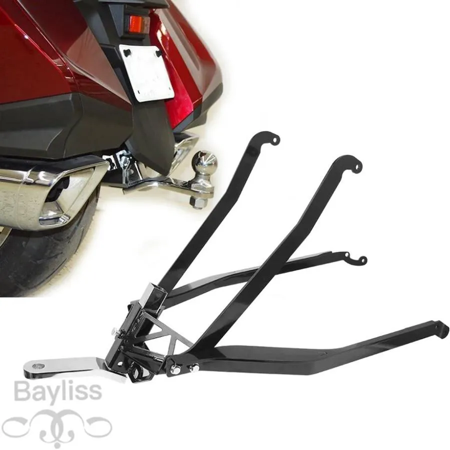 【並行輸入品】バイク黒隠しトレーラーヒッチホンダゴールドウイングGL1800 2018-2021 2020 2019