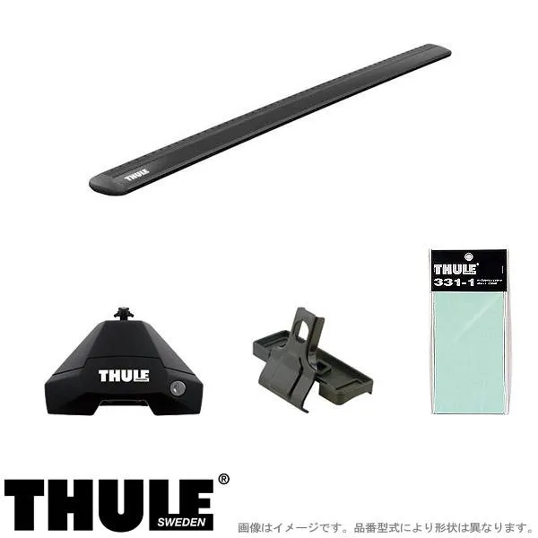 ルーフキャリア 車種別セット 日産 オーラ E13 ルーフレール無し R3/6〜 THULE/スーリー 7105+7113B+5244