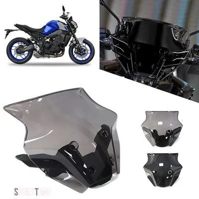 互換品 ヤマハ MT09 2024用 ウインドデフレクタ ウインドシールドブラケット ウインドシールドプロテクター MT 09 MT-09 MT09用