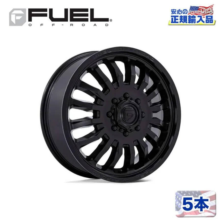 [FUEL (フューエル) 正規品]22インチホイール 5本セット D867 ARC 22×8.25 8H 200 -227 CB142 ブラックアウト/D86722829245