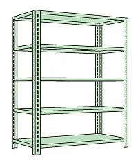 【法人様宛限定】サカエ NB-6334W ボルトレスラック中軽量型（１５０ｋｇ／段・４段タイプ）