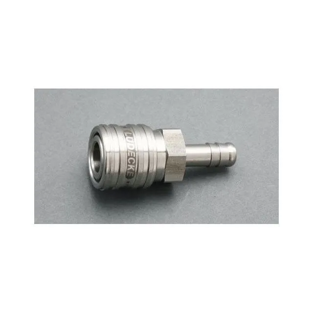 ESCO 10mm ウレタンホースカップリング（ステンレス製/ワンプッシュ） EA140GT-210 エスコ 作業場工具