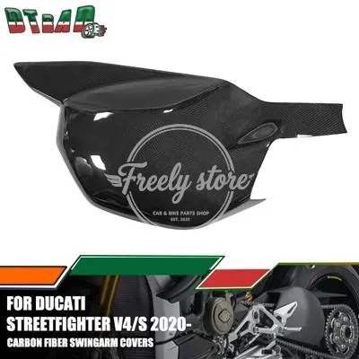【並行輸入品】カーボンバイクラック保護キット バイク 二輪スイングアーム保護キット ドゥカティ ストリートファイターv4 v 4s sp 2020 2021 2022 2023