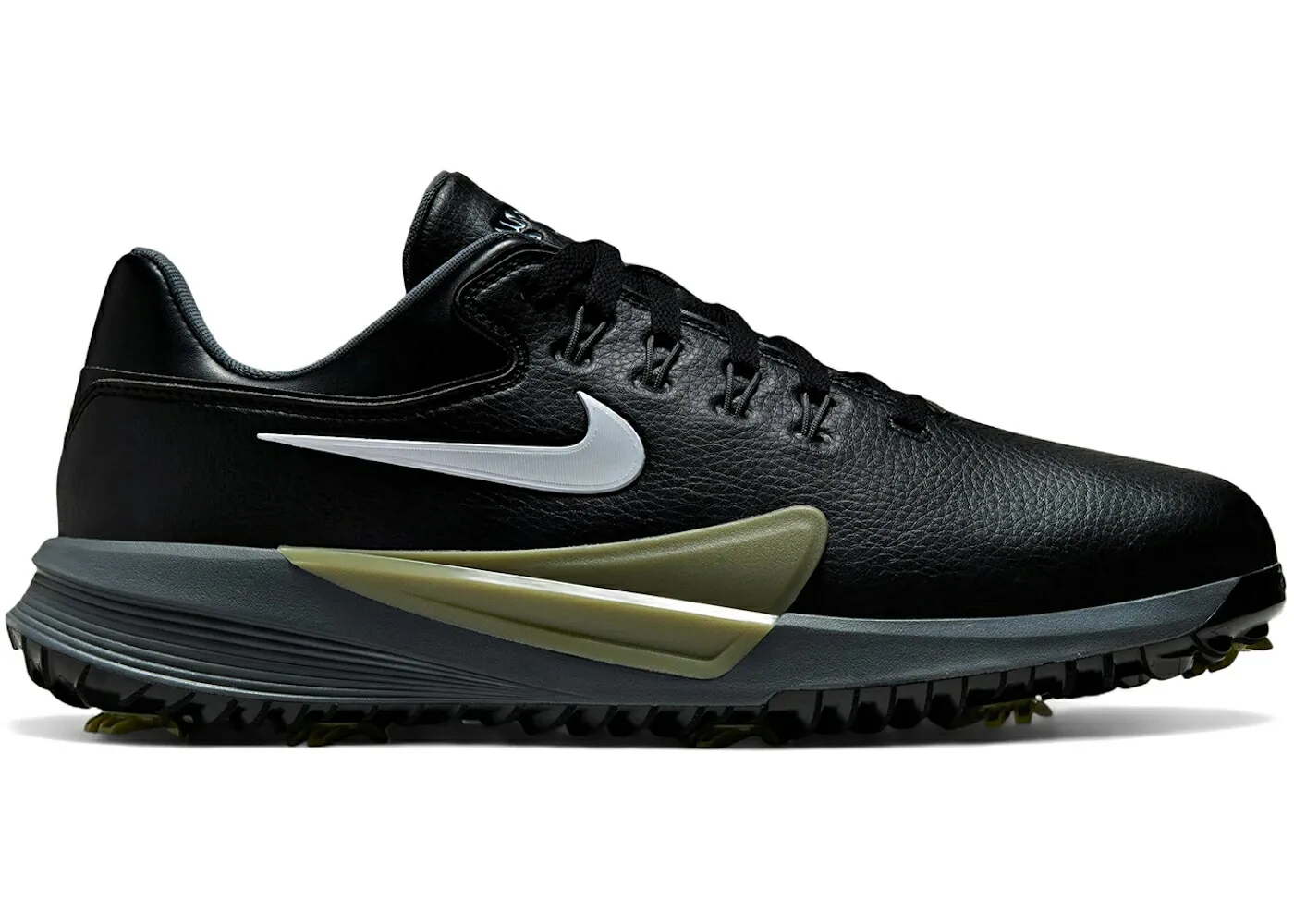 ナイキ ビクトリー プロ 黒色 ブラック オリーブ 灰色 グレー スニーカー メンズ NIKE VICTORY PRO 4 BLACK DUSTY OLIVE / BLACK DUSTY OLIVE IRON GREY
