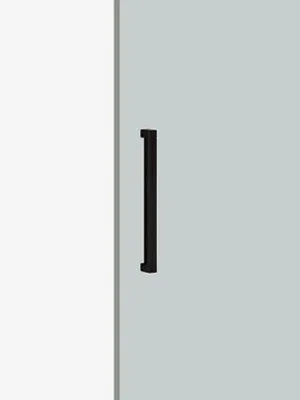 在庫確認可 ユニオン 直送 H1116-91-101 建築用金物 アーキズム ドアハンドル ケアハンドル ABS ブラックペイント 1セット（内外） L452