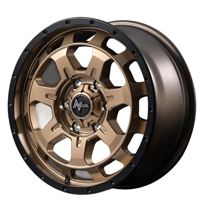BRIDGESTONE POTENZA RE-71RS 225/45R16 89W NITRO POWER M7 PHALANX マットブロンズ/リムブラック 16インチ 7J+40 5H-114.3 サマー 4本セット