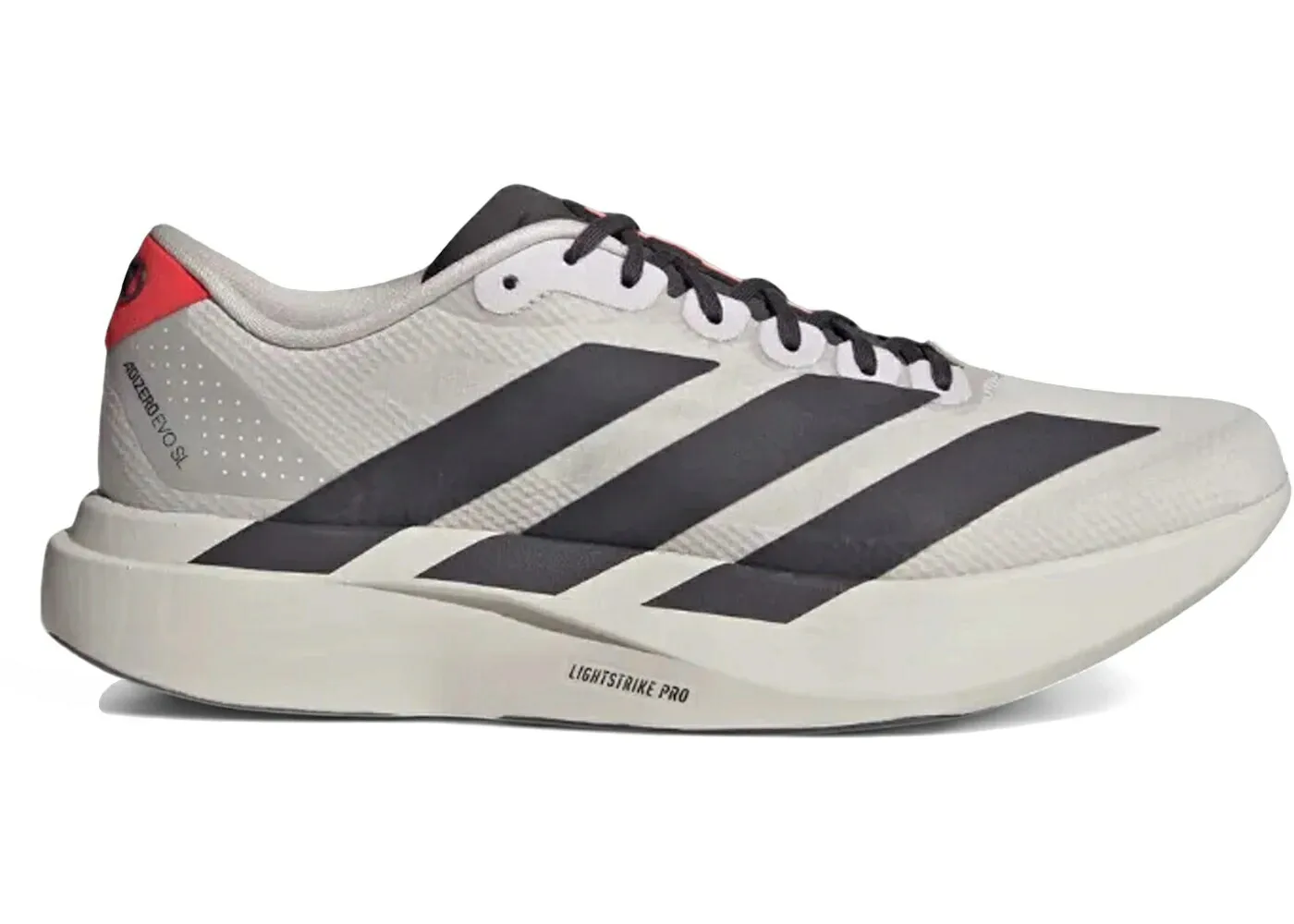 アディダス アディゼロ 灰色 グレー 黒色 ブラック 赤 レッド スニーカー メンズ ADIDAS ADIZERO EVO SL AUDI F1 / GREY BLACK RED