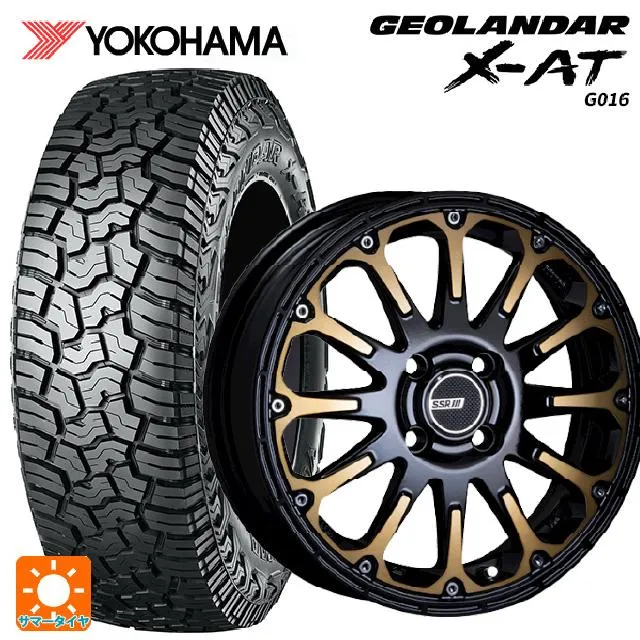 送料無料 サマータイヤホイール 4本セット 215/70R16 100/97Q ヨコハマ ジオランダー X-AT G016 ブラックレター 正規品 タ