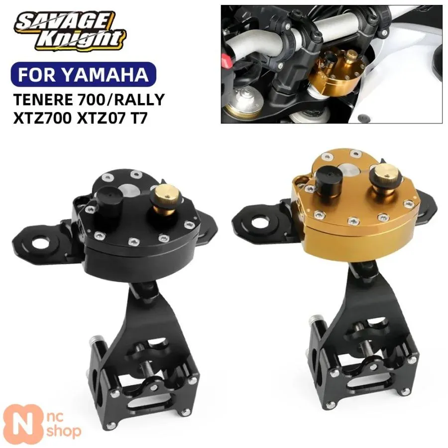 【並行輸入品】ヤマハ テネレ700 ラリー ステアリングダンパースタビライザー XTZ700 ラリー T7 2019-2023年式 バイク ステアリングスタビライザー 逆向き